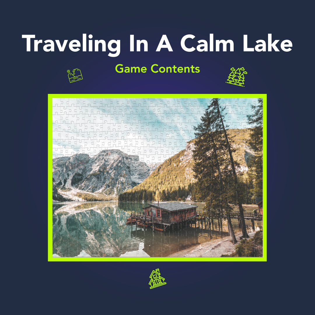 Traveling In A Calm Lake